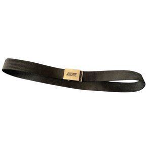 Genuine Dickies Black Web Belt With Metal Buckle Workwear